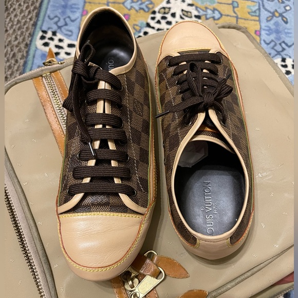 Louis Vuitton Damier Cap-Toe Sneaker BA1017 - Picture 2 of 7